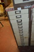 Bisley Metal Fifteen Drawer Unit