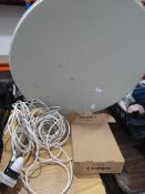 Satellite Dish and Receiver Box