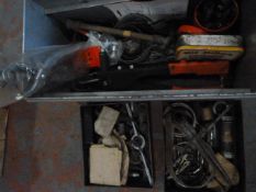Toolbox, Assorted Tools and Fittings