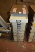 Bisley Metal Fifteen Drawer Unit