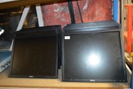 Eleven Dell Computer Monitors