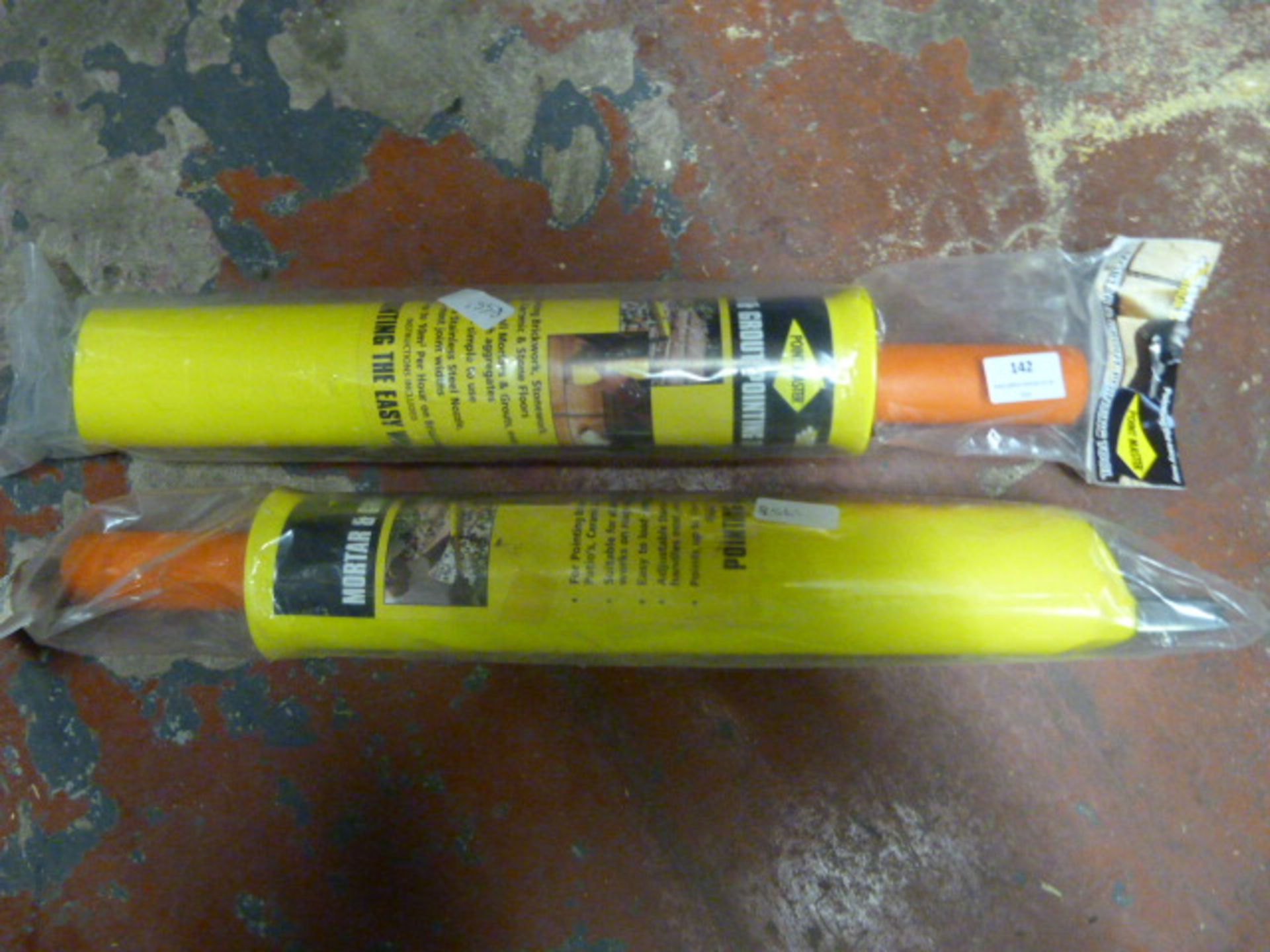 Two Mortar Grouting Pointing Tools