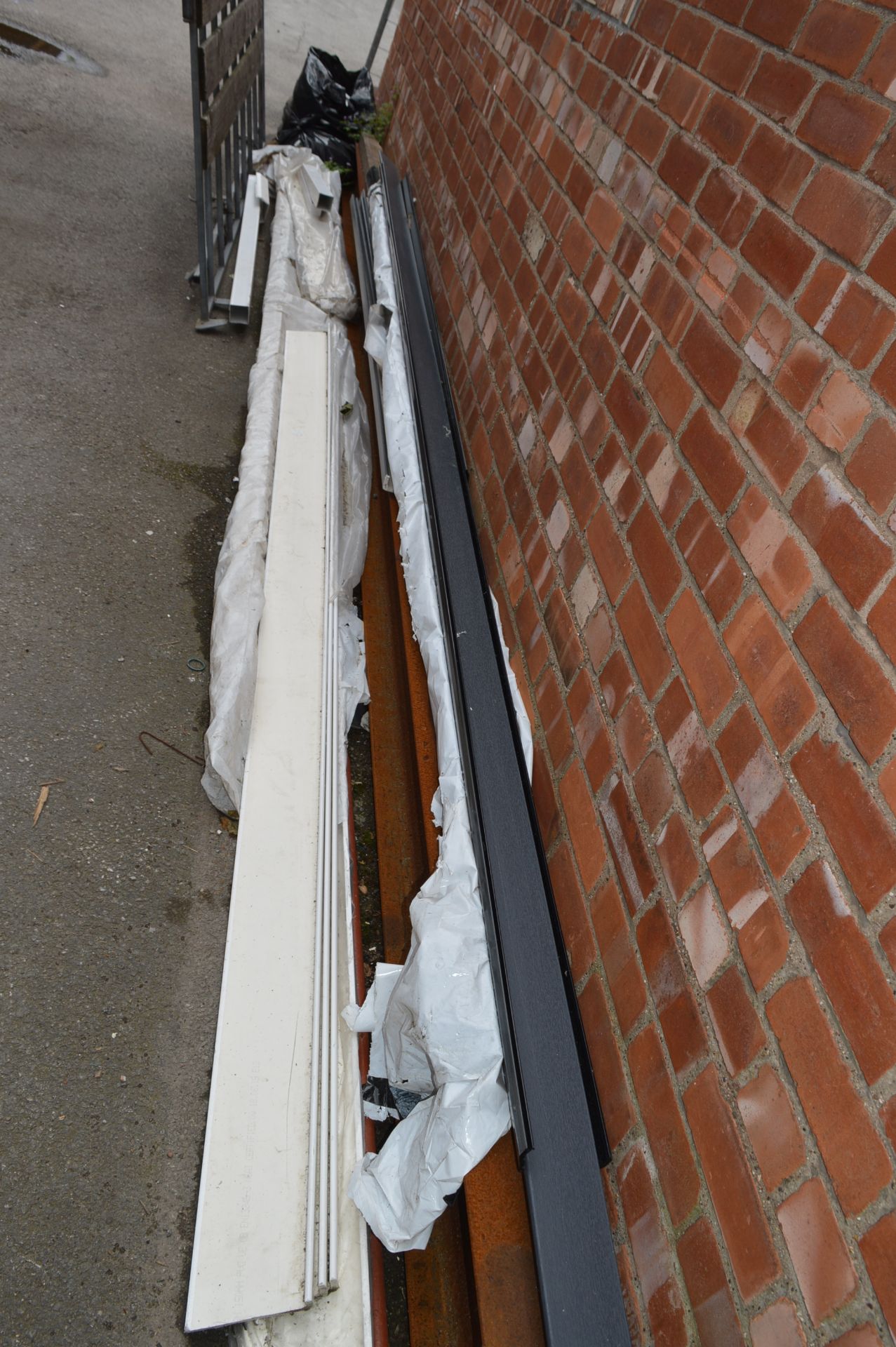 Lengths of Plastic Fascia, Drain Piping and Two B