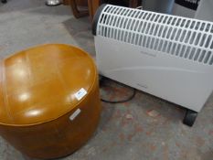 Pouffe and an Electric Heater