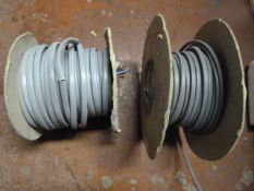 Two Spools of Lighting Cable