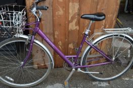 Raleigh Caprice Bicycle with Basket and Locks