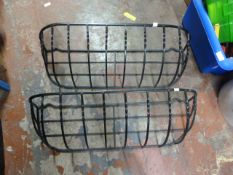 Pair of Hayrack Planters