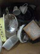 Box of Assorted Kitchenware, Storage Boxes, China,