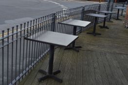 *Nine External Dining Tables with Weather Proof To