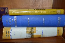Three Hardback Nautical Themed Books - Windjammers