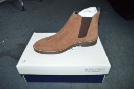Silver Street Gents Brown Suede Leather Ankle Boot