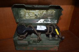 Military Field Telephone Set L Mk.I