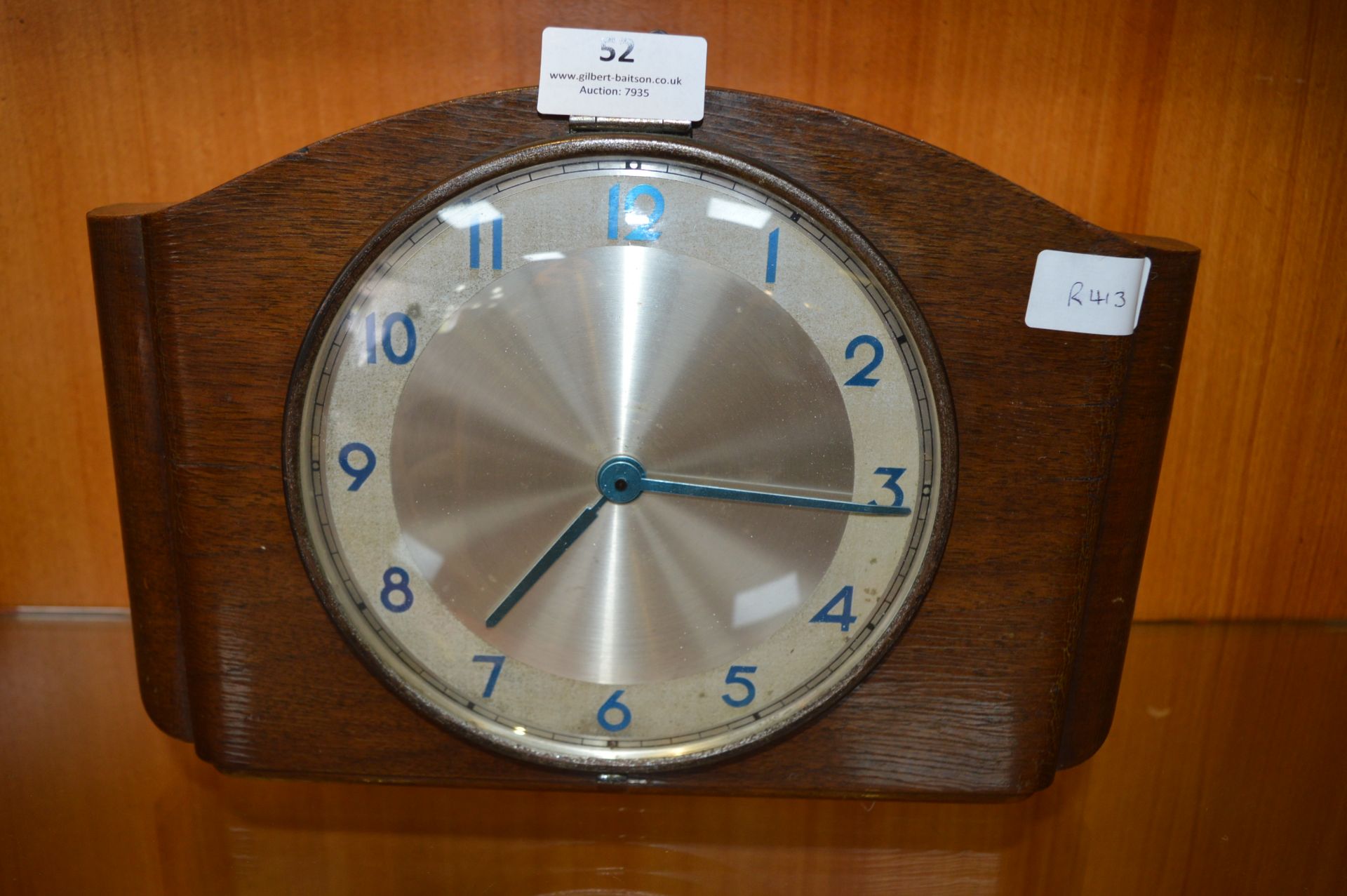 Oak Cased Wall Clock