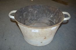 Galvanised Metal Wash Tub