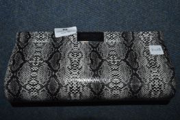 Jimmy Choo Snakeskin Style Clutch Bag