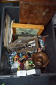 Box Containing Robinson's Gollies, Wood Trinket Bo