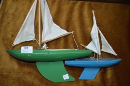 Two Pond Sailing Boats