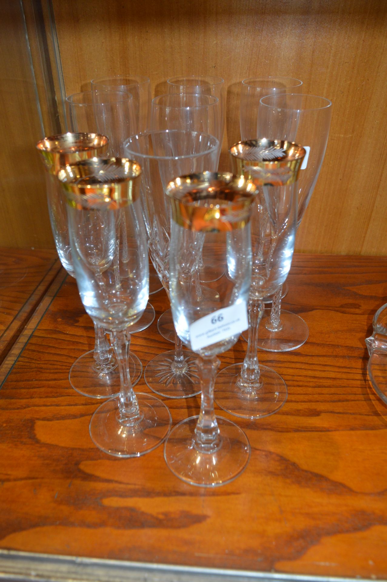 Selection of Fluted Drinking Glassware with Air Tw