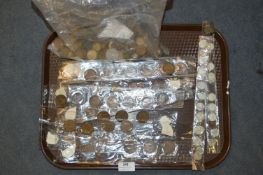 Collection of British Coinage; Threepence, Pennies