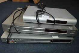 LG DVD Recorder, Minato DVD Player and Wharfdale D