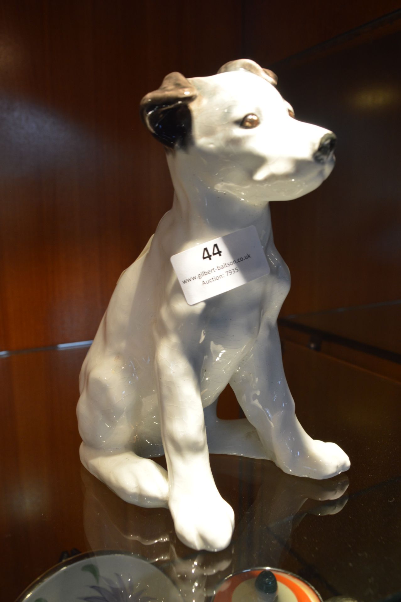 Russian Pottery Figurine of a Dog