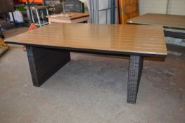 Burneo Dark Brown Dining Table 200x125cm