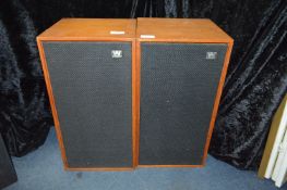 Pair of Teak Wharfdale Speakers