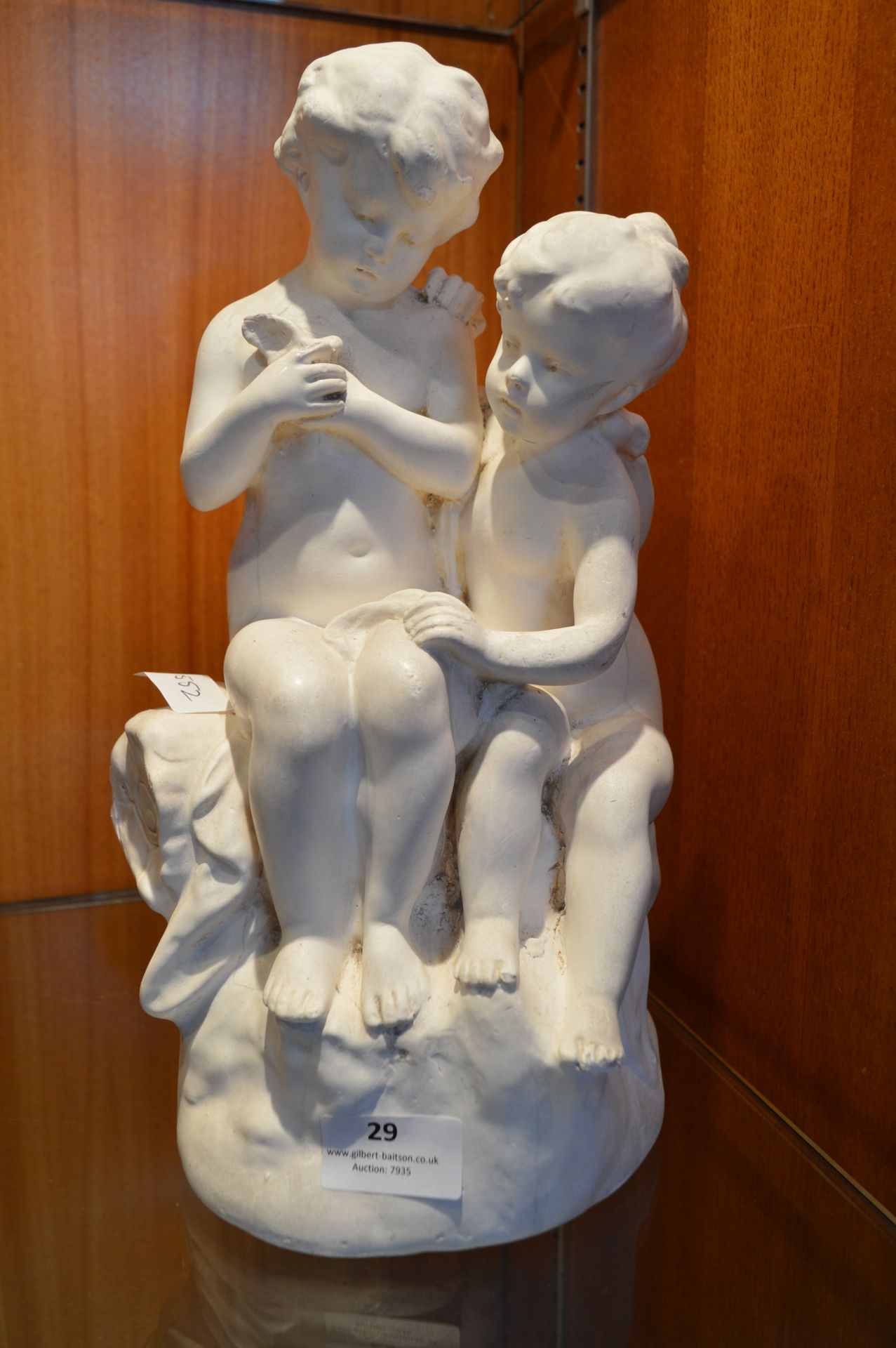 Pottery Figurine - Cherubs