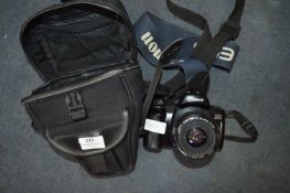 Canon Eos 1000F Camera with Travel Case