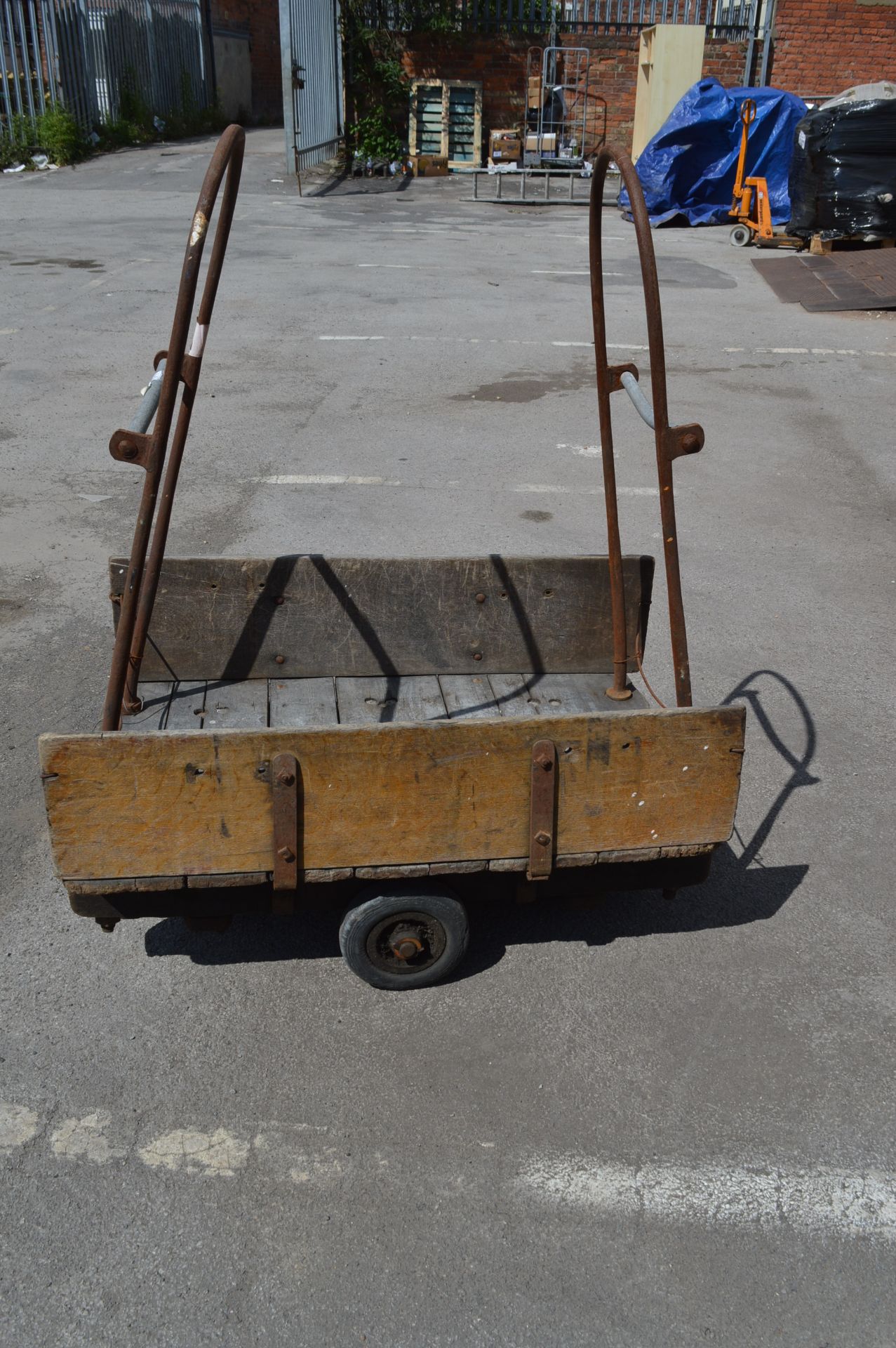 Vintage Industrial Wheelbarrow