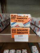 *One Box of 10 250mm Flat Warding Smooth Files and