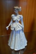 Nao Porcelain Figurine - Lady in Flowing Dress