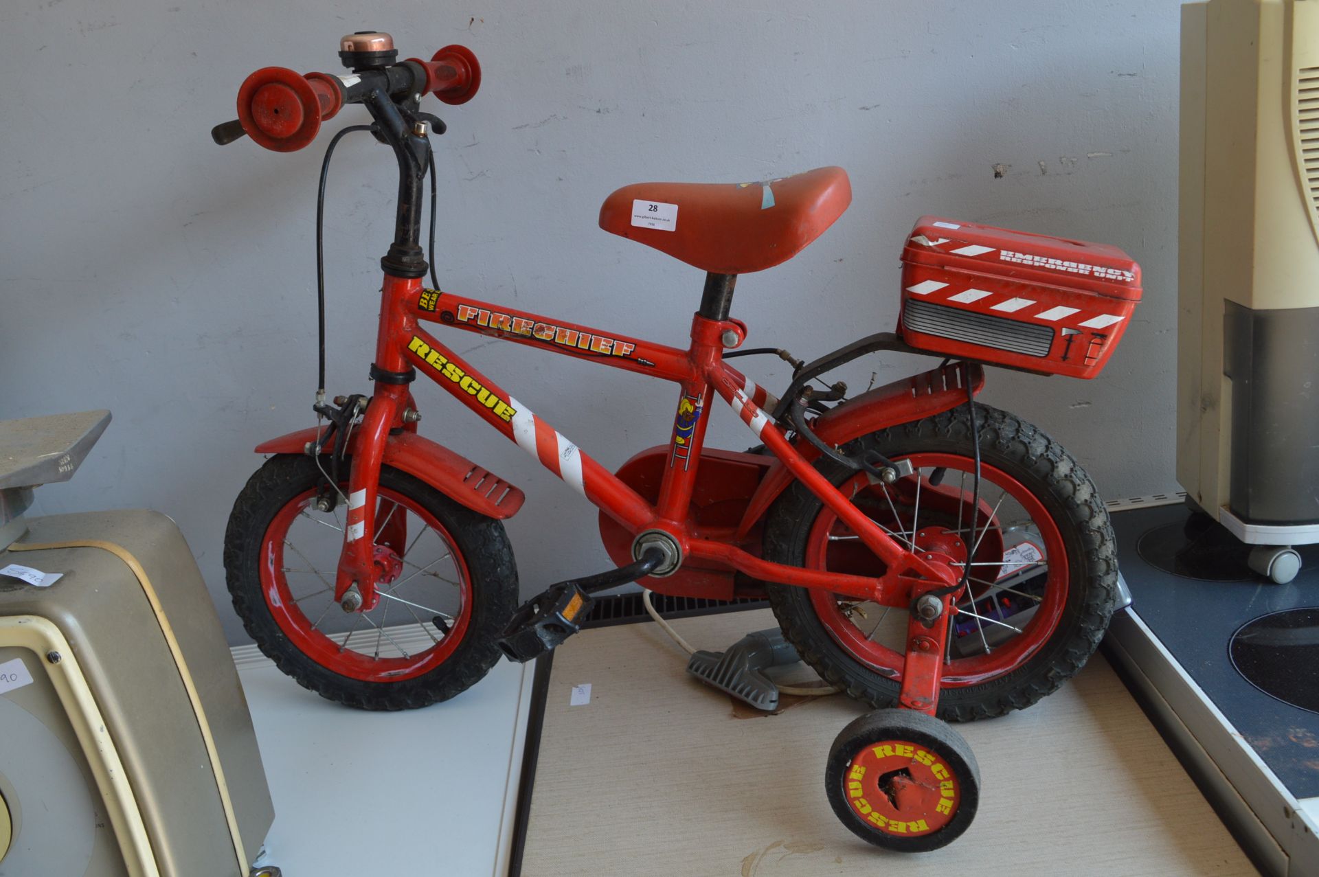 Child's Fire Chef Bicycle