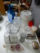 Glassware; Serving Dishes, Fruit Bowls, Vases, Ros