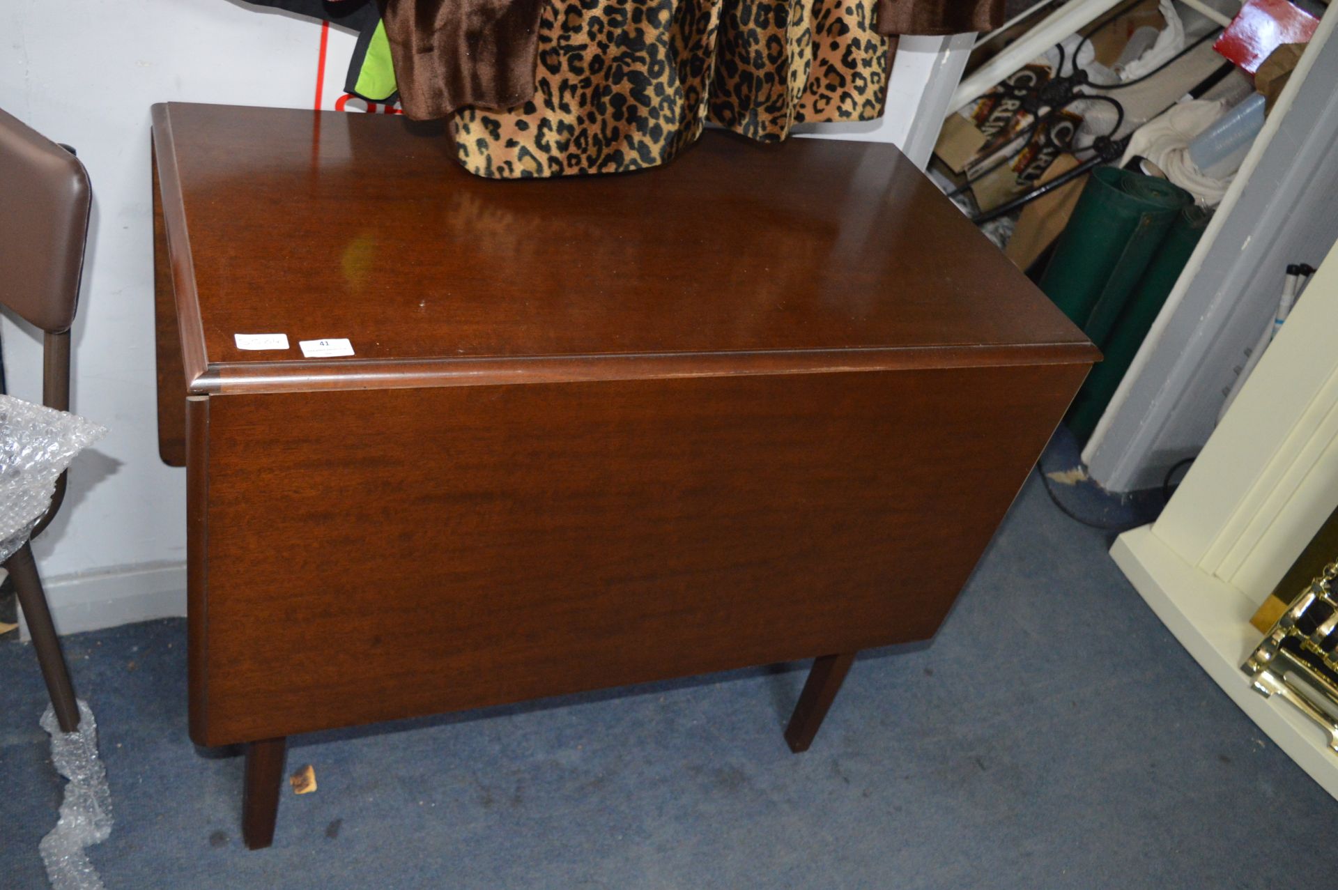 Mahogany Drop Leaf Gate Leg Dining Table