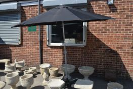 Large Garden Parasol on Extending Stand