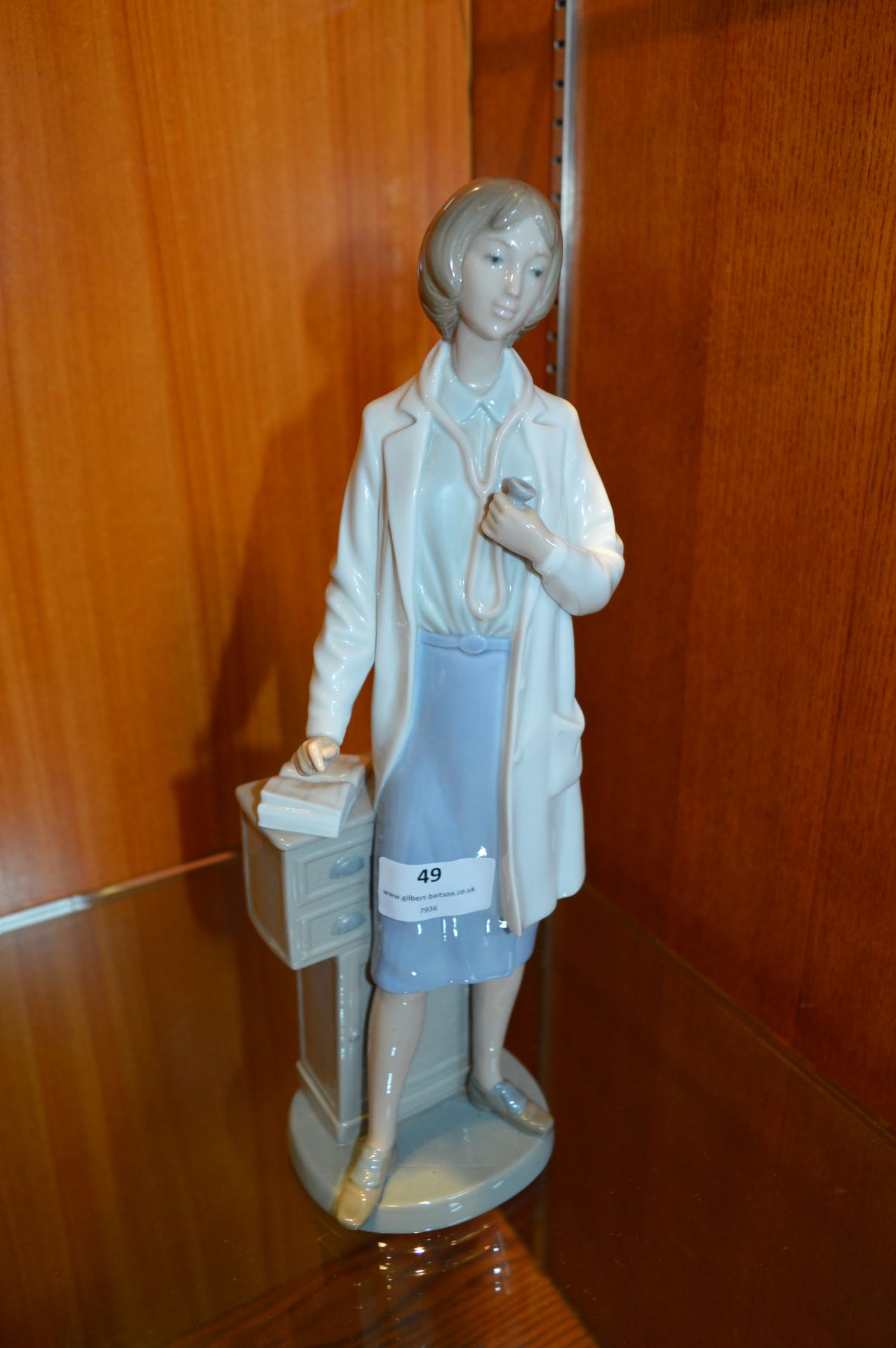 Nao Porcelain Figurine - Lady Doctor