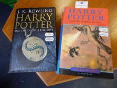 Two Hardback First Edition Harry Potter Books - Go