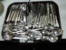 Set of Walker & Co Silver Plated Cutlery