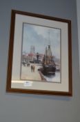 Jack Rigg Print - Hull Marina Spurn Lightship