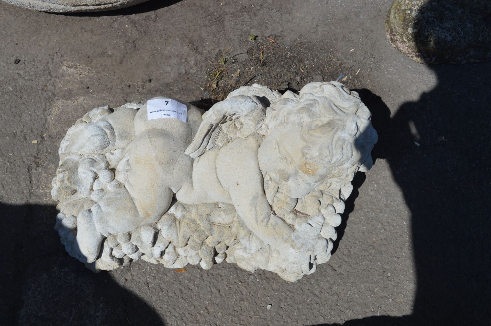 Reconstituted Limestone Garden Ornament - Cherub