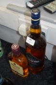 1l Bottle on Kenmore Blended Scotch Whiskey and a 35cl Bottle of Bells Whiskey