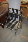 Two Chrome Folding Chair Frames