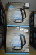 *Four 3kW 1.7L Glass Kettles