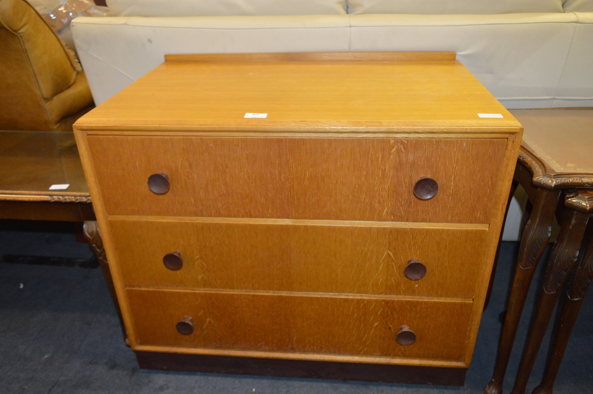 Meredew Light Oak Three Height Chest of Drawers