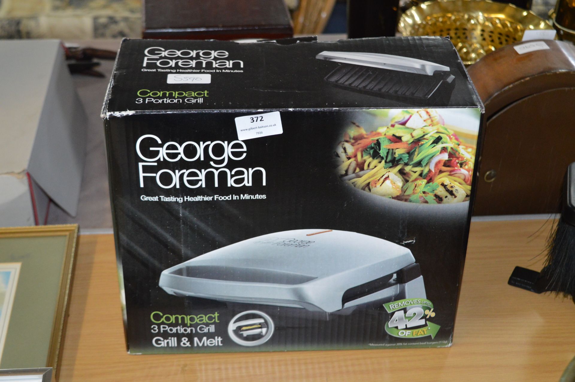 George Foreman Three Portion Grill