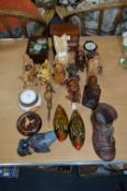 Pottery Ornaments, Sylvac Rabbit, Cow Creamers, et