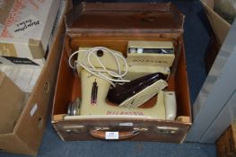 Cased Helvetia Electric Sewing Machine