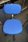 Blue Swivel Office Chair