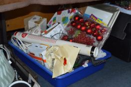 Box Containing Christmas Decorations, Lilliput Lan